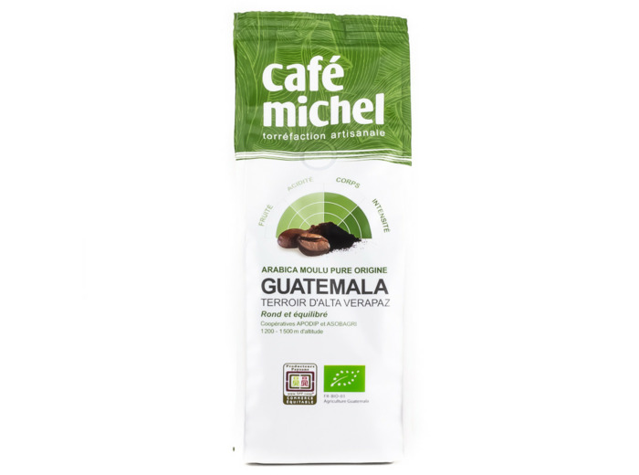 Café Moulu Guatemala Rond et Équilibré Bio 250g