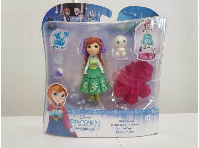 FROZEN LITTLE KINGDOM LA REINE DES NEIGES ANNA ROULE A TOUTE VITESSE HASBRO