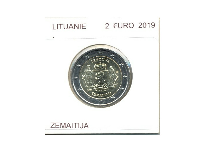 LITUANIE 2019 2 EURO COMMEMORATIVE ZEMAITIJA SUP-