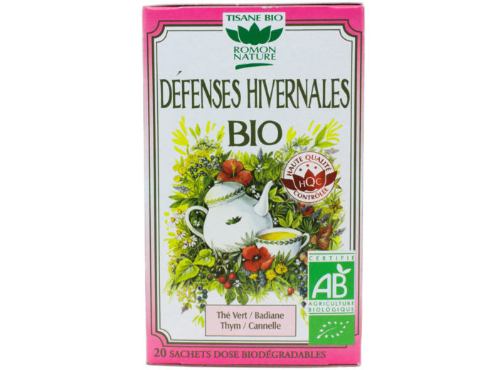 Infusion Défenses Hivernales Bio 20 Sachets
