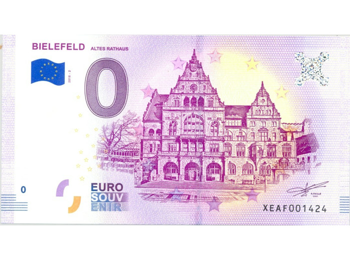 ALLEMAGNE 2018-1 BIELEFELD BILLET SOUVENIR 0 EURO TOURISTIQUE NEUF