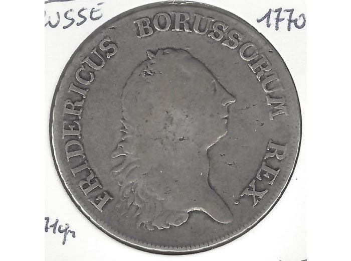 Allemagne Prusse (Germany Prussia) Thaler 1770 A Frederic II (Frederic le Grand)