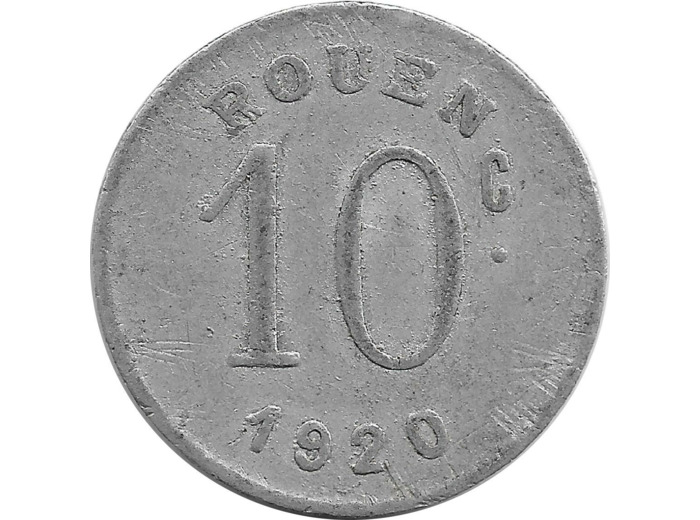 76 SEINE MARITIME - ROUEN 10 CENTIMES 1920 TTB