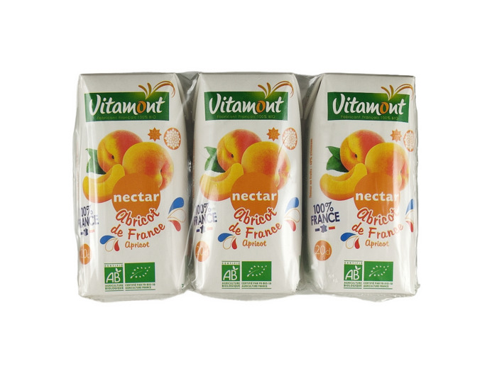 Jus d'Abricot 6x20cl Bio
