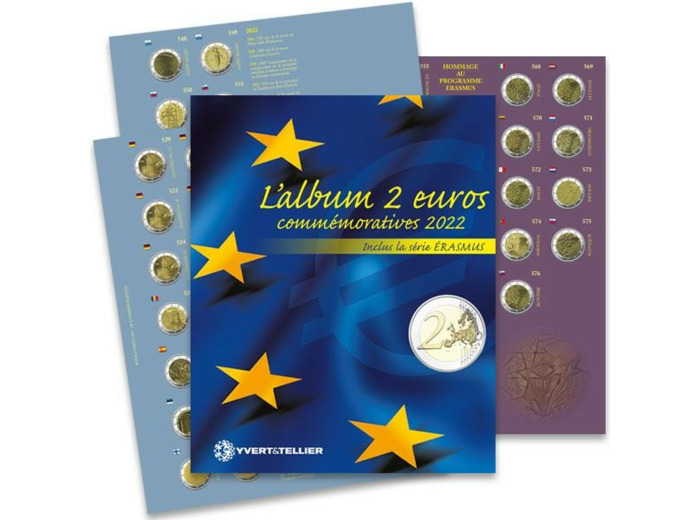 RECHARGE 2 EURO COMMEMORATIVES 2022 (Yvert)