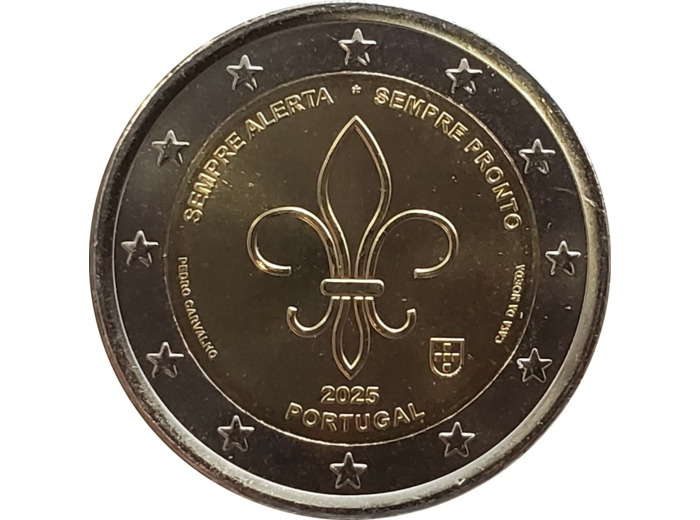 PORTUGAL 2025 2 €URO SCOUTISME UNC