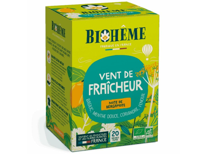 Infusion vent de fraîcheur 20x1,3g Biohême