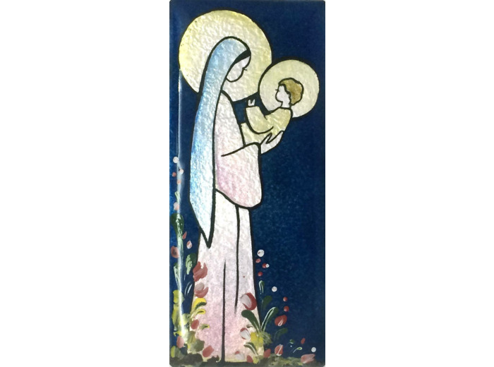 Vierge de joie 12X5cm - EMAUX DU LIBAN