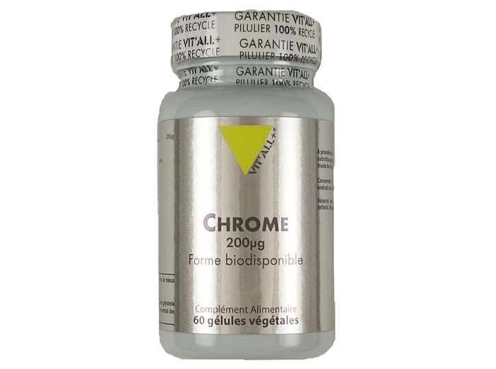Chrome 200 µg 60 Gélules Végétales