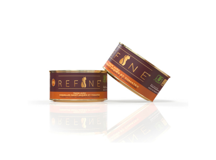 REFINE Home Cooking, Thon, coquilles Saint-Jacques & tomates - 80g