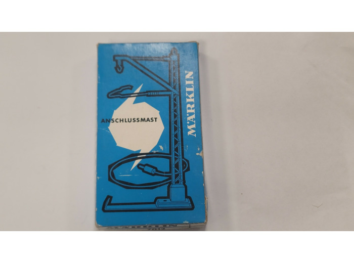 MARKLIN 7012 - POTEAU POUR SIGNAUX HO BOITE D'ORIGINE BLEUE