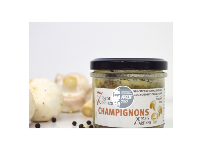 Champignons de Paris à tartiner