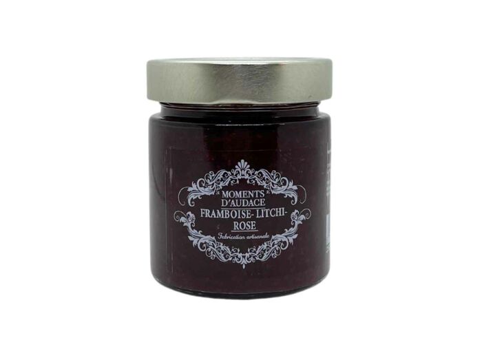 Confiture Framboise - Litchi - Rose