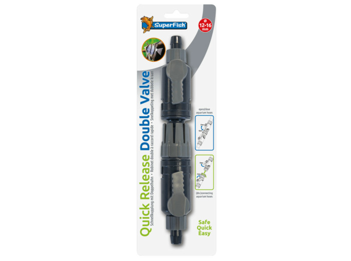 SUPERFISH, Robinet double raccord rapide 12-16mm