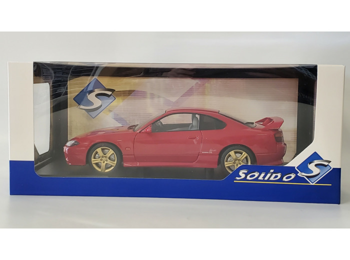 NISSAN SILVIA S15 (200SX) Spec R Aero 1999 ROUGE SOLIDO 1/18 BOITE D'ORIGINE