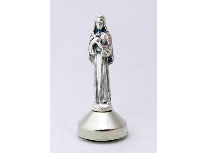 Statue métal- Ste Rita 5cm