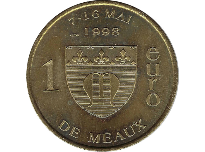 EURO TEMPORAIRE 1 EURO DE MEAUX 1998 UNC