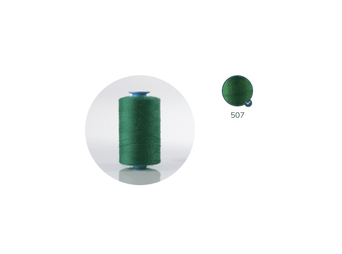 ZX 35 - 507 MENTHE FIL À COUDRE 100% POLYESTER TRÈS RÉSISTANT bobine 500m