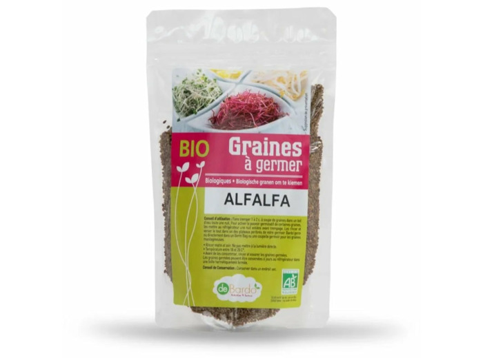 Graines à germer d'Alfalfa Bio-200g-DeBardo
