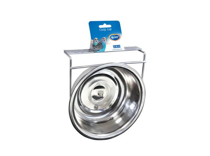 Mangeoire pour oiseaux inox + 1 vis - ø12CM