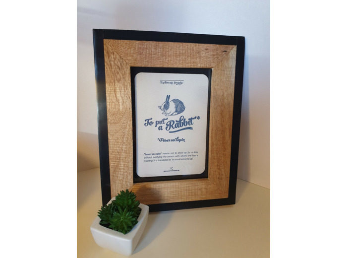 Carte Poser un Lapin