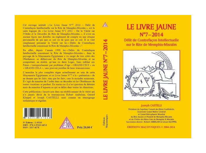 Le Livre Jaune N°07 - 2014