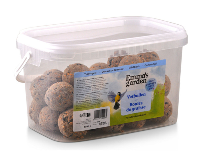 Seau boules de graisses - 35 pièces