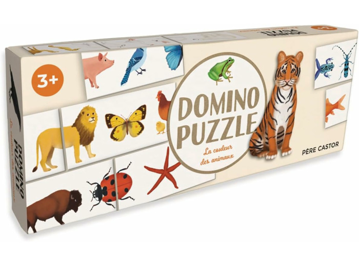 DOMINO PUZZLE - LA COULEUR DES ANIMAUX