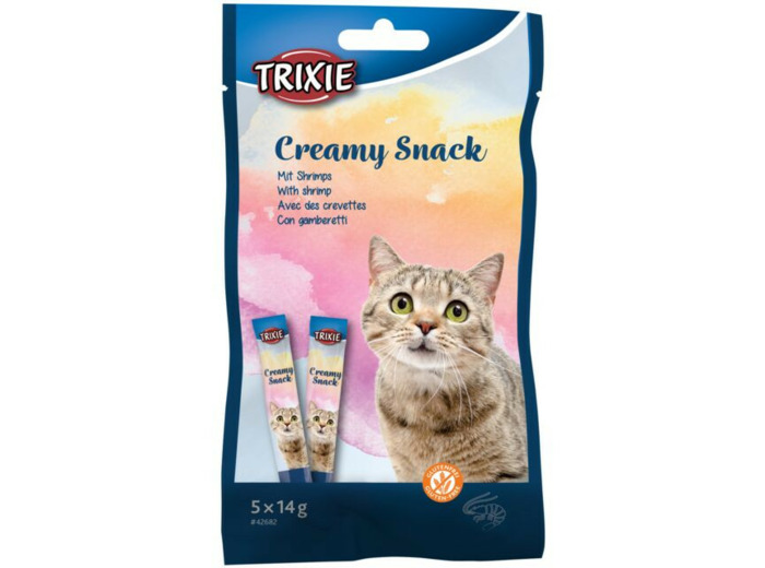 Creamy Snack au thon et aux crevettes - 5 x 14g