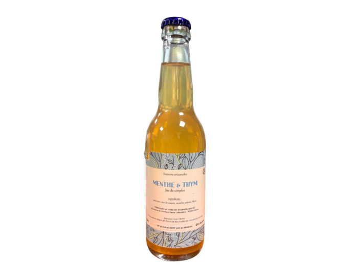 Jus de menthe & thym