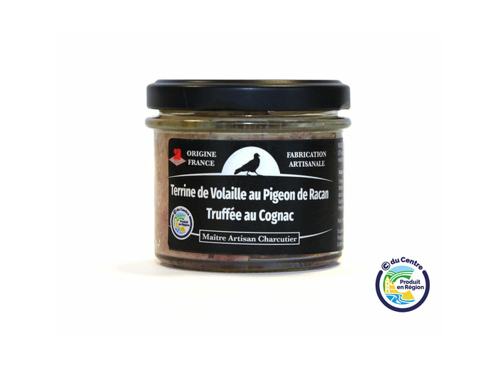 Terrine de Volaille au Pigeon de Racan Truffée au Cognac 80 g