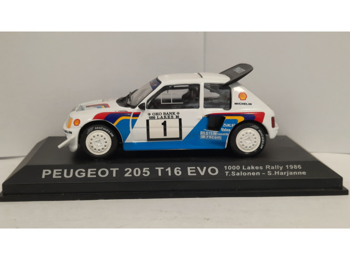 PEUGEOT 205 T16 EVO 1986 1/43