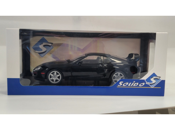 TOYOTA SUPRA MK4 (A80) 1993 NOIRE SOLIDO 1/18 BOITE D'ORIGINE NEUF