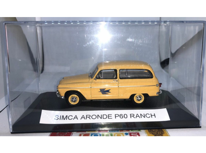 SIMCA ARONDE P60 RANCH LA POSTE 1/43 BOITE