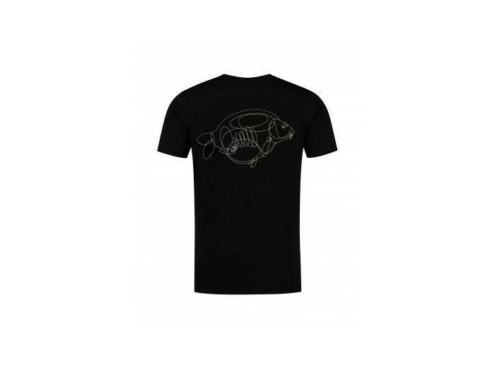 tee shirt one liner black korda