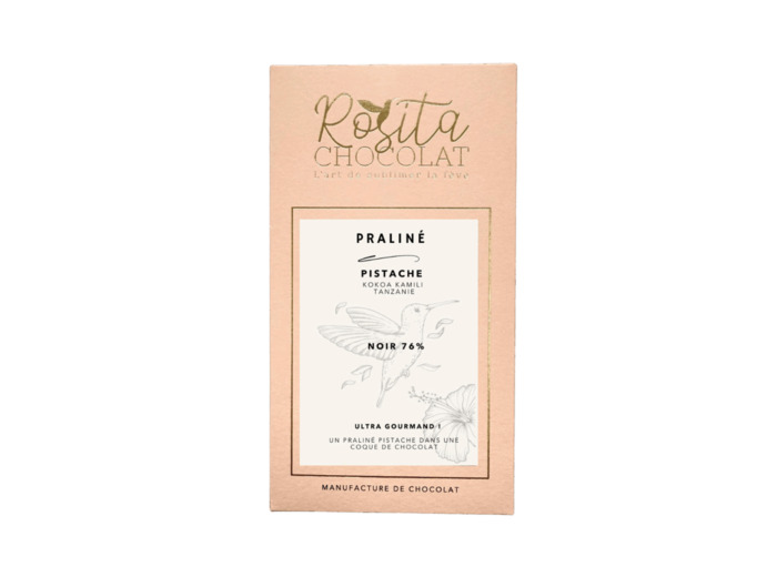 Tablette Praliné Pistache Noir