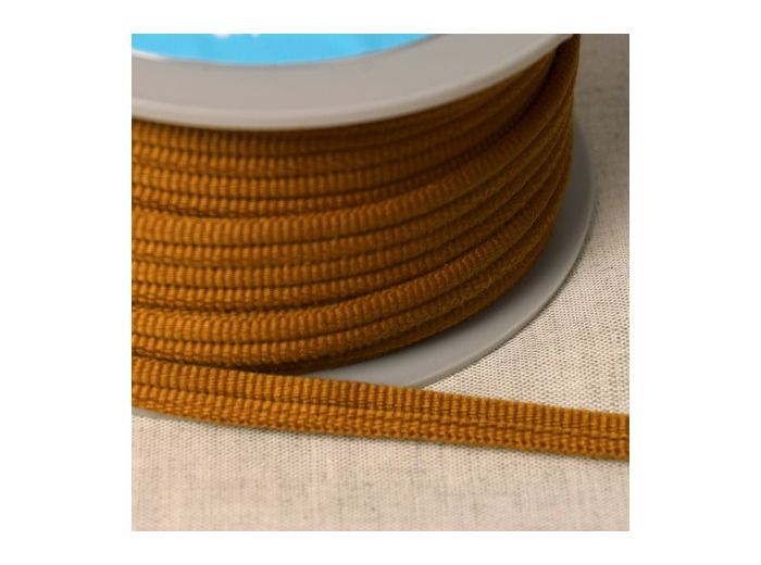 Double passepoil 518 Cuivre C155 9mm 100%polyester le mètre 518c155