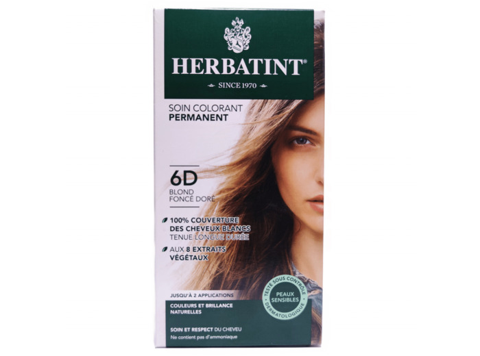 Soin Colorant Permanent 6D Blond Foncé Doré 150ml