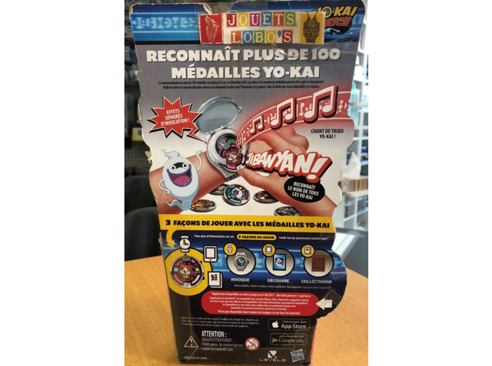 YO-KAI WATCH Montre officielle et 2 medailles YoKai HASBRO EMBALLAGE ABIME