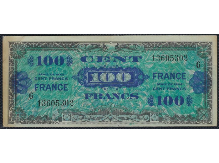 FRANCE 100 FRANCS FRANCE Type 1945 SERIE 6 TTB+ 302