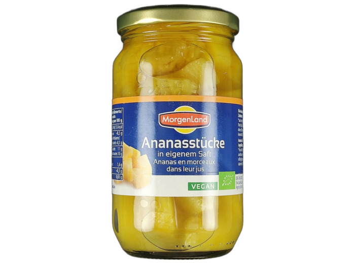 Ananas en Morceaux Dans Leur Jus 350g Bio