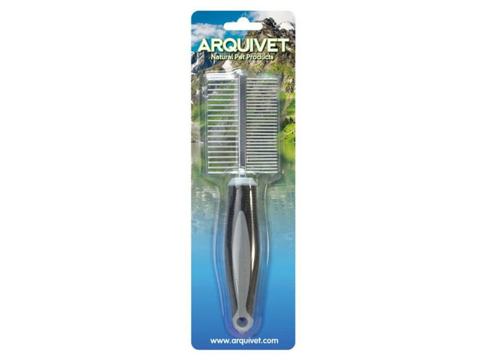 Double peigne pour chien & chat - 21 x 5.5cm