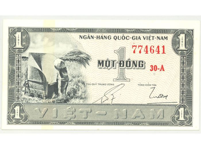 VIET NAM DU SUD 1 DONG ND (1955 ) SERIE 30.A SPL (W11a)