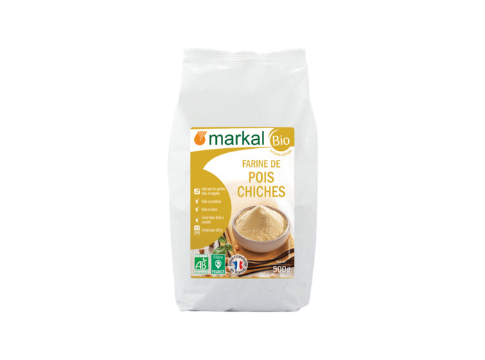 Farine de Pois Chiches Bio-500g-Markal