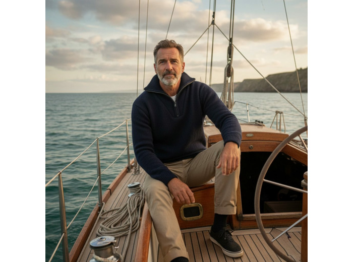 Pull skipper Auckland (100% laine)