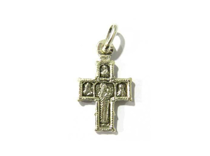 Croix en Argent 925- 2x1,4cm - VIERGE A L'ENFANT