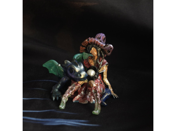 Figurine "Un amour de dragon"