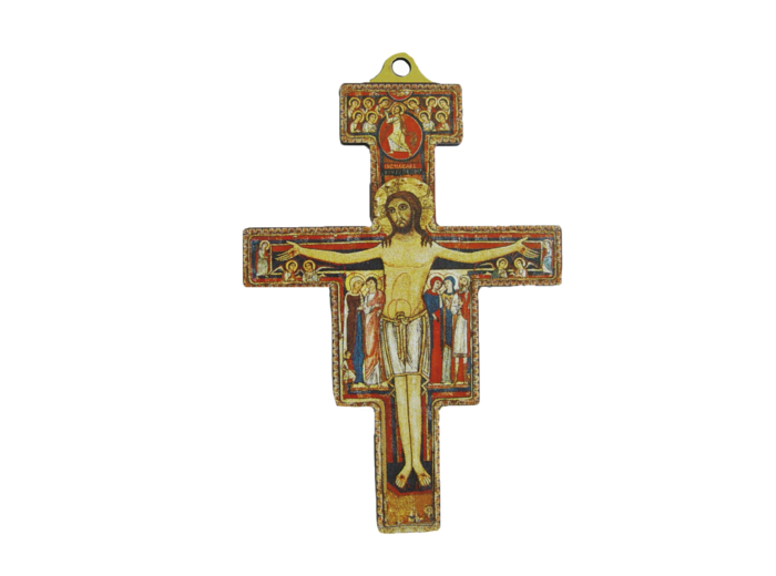 Croix de Saint Damien en Bois 8cm
