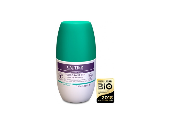 Déodorant roll on 24h aloe vera fleur de cerisier 50ml