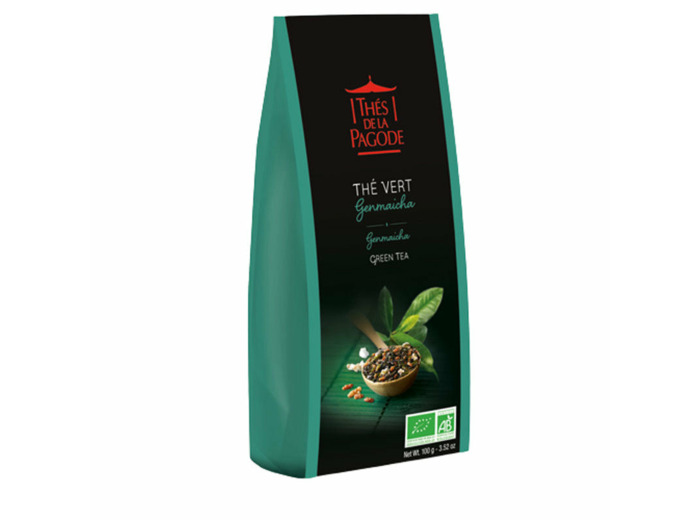 Thé vert Genmaicha Bio du Japon-100g-Thés de la Pagode